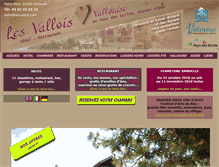 Tablet Screenshot of lesvallois.com